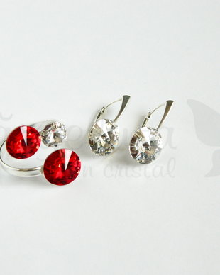 Set Swarovski - Red & White