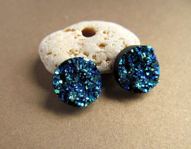 Cercei argint DRUZY BLUES