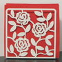 5922 - Suport servetele, aliaj metalic, alb