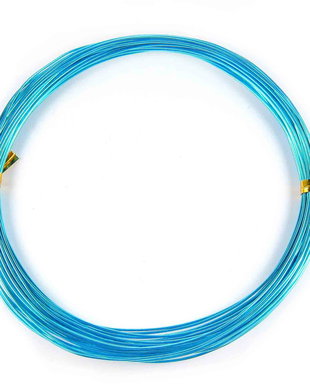 Sarma din aluminiu, 0.8 mm, albastra