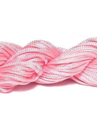Snur din nailon, 1 mm, roz