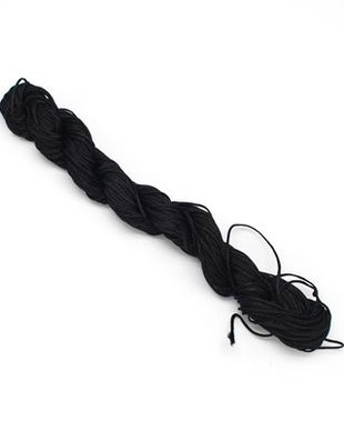 Snur din nailon, 2 mm, negru