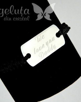 Bratara personalizata - We love you Daddy