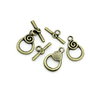 1set Inchizatoare toggle spiralata 18x11mm  (BZLAK 067)