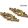 5959 - (2buc) Link / conector, aliaj bronz
