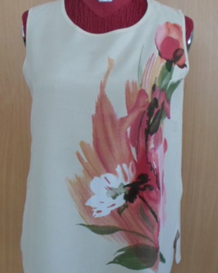bluza-top cu imprimeu