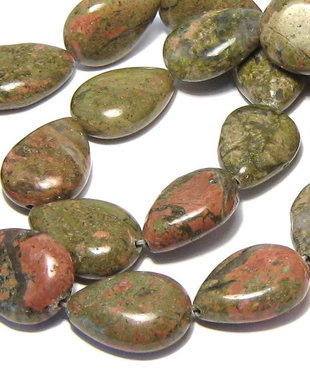Unakite, 18x13x6 mm