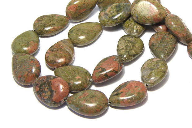 Unakite, 18x13x6 mm