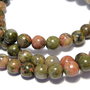 Unakite, 4 mm