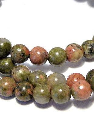 Unakite, 4 mm