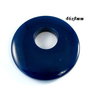 5993 - Pandantiv, agata, albastru bleumarin, donut