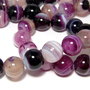 Agate naturale, 10 mm, BlueViolet