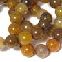 Agate naturale Crackle, 6 mm