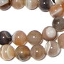 Agate naturale de Botswana, 12 mm