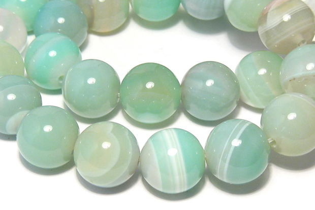 Agate naturale, 12 mm, SkyBlue