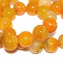 Agate naturale, 12 mm, Orange