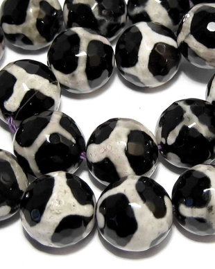 Agate naturale, 12 mm