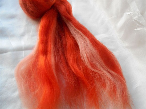 lana merinos-tonuri de portocaliu-50g