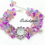 Bratara ceas purple