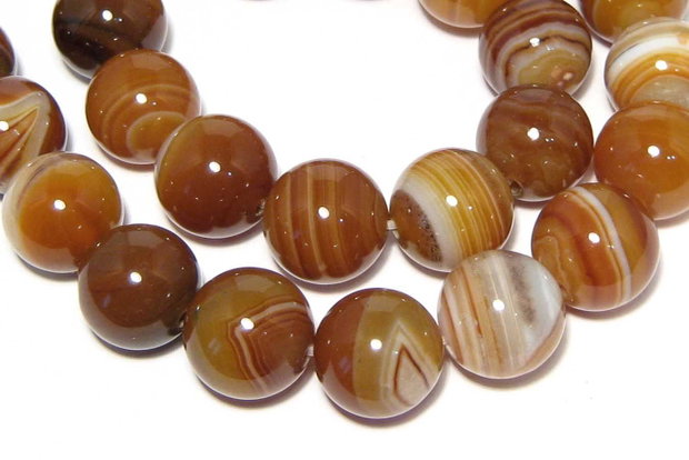 Agate naturale, 14 mm