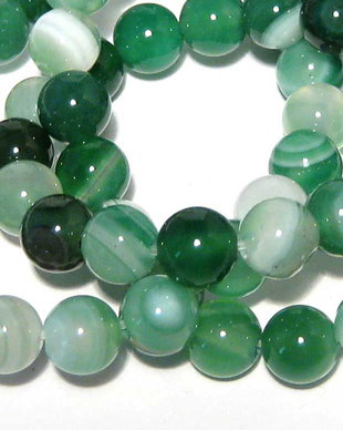 Agate naturale, 6 mm, Aquamarine