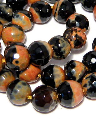 Agate naturale, 8 mm