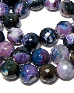 Agate naturale, 8 mm