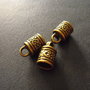 CAPAT BRONZ PENTRU SNUR - 16 X 10 MM