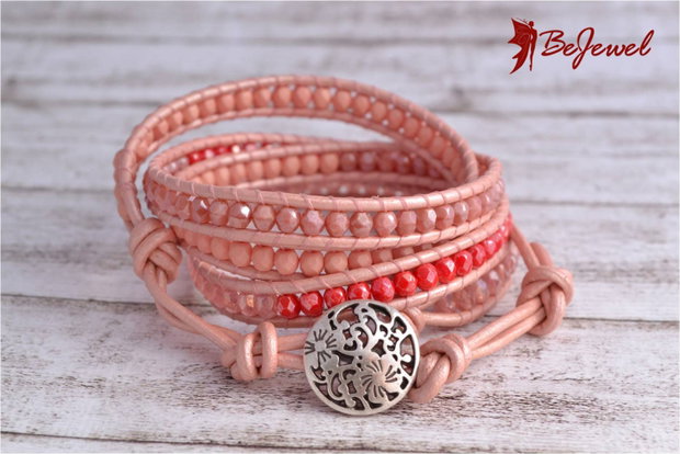 Bratara wrap ''Blush''