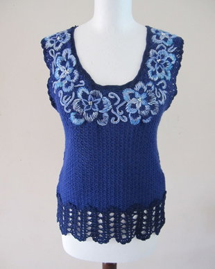 bluza TOP CROSETATA MANUAL