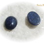 Cabochon oval din blue goldstone aprox 4.5x11.5x15 mm