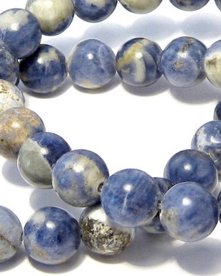 Blue Spot Stone, 8 mm