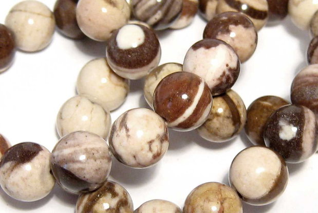 Jasper Zebra, 8 mm