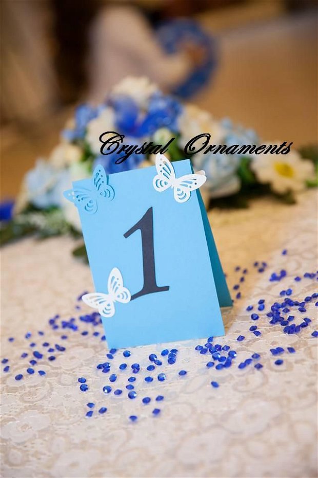 Numar de masa pentru nunta / botez / Numere