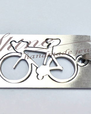 Pandantiv bicicleta, INOX
