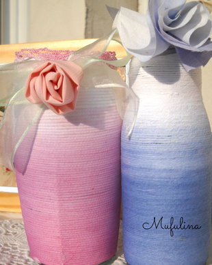 Shabby Vases
