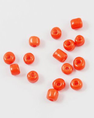 LMN228 - margele nisip portocalii 2 mm