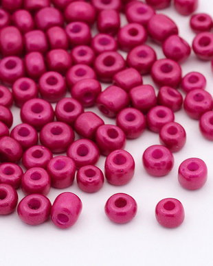LMN412 - margele nisip fucsia 4 mm
