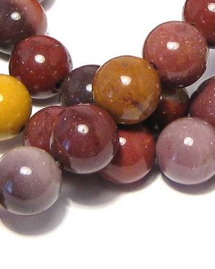 Mookaite naturale, 10 mm
