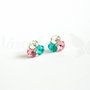 Cercei Swarovski Flower Chaton