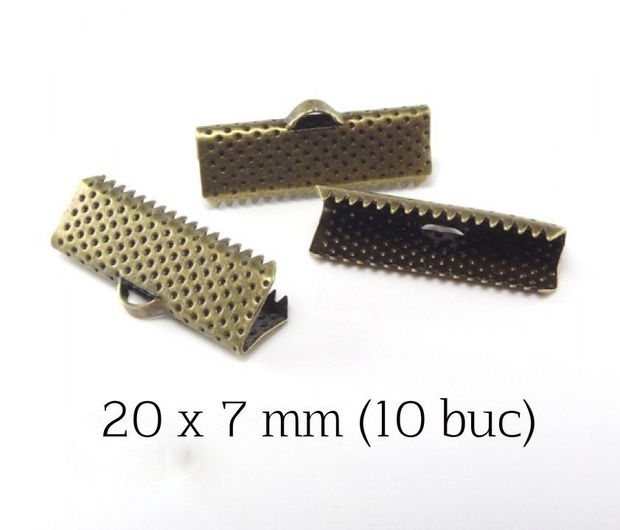 Capat panglica, 10 buc, 20 x 7 mm