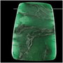 5260 - Pandantiv, jad african verde, trapez, 48x35x6mm