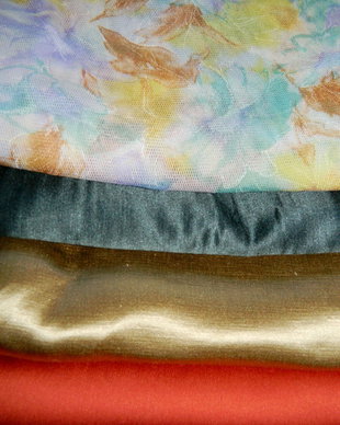Materiale pentru confectionare coliere textile- rezervat pentru concursul de vara Portocaliu-albastru