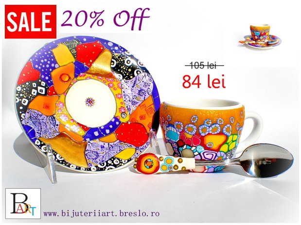 Set Ceasca cu Farfurie GOA Colours from Goa Collection