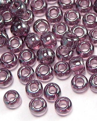 Margele TOHO, 11/0, Transparent Lustered Med Amethyst