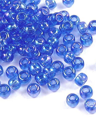 Margele TOHO, 11/0, Transparent Rainbow Sapphire