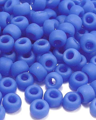 Margele TOHO, 8/0, Opaque-Frosted Cornflower - 20 de grame