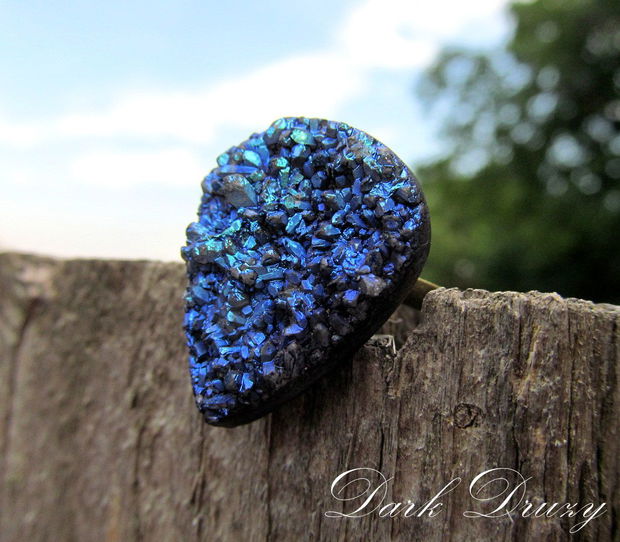 Inel piatra DARK DRUZY