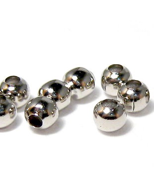Distantiere metalice, rotunde, 3 mm, platina