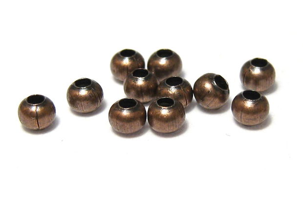 Distantiere metalice, rotunde, cupru, 3 mm (200 de bucati)